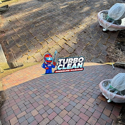 Concrete pressure washing
